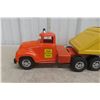 Image 2 : Tonka State Highway Department Belly Dump Trailer and Truck, Pressed Steel, 1960s, 28"
