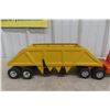 Image 9 : Tonka State Highway Department Belly Dump Trailer and Truck, Pressed Steel, 1960s, 28"