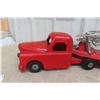 Image 10 : Structo SFD Ladder Fire Truck, 1950s, Pressed Steel, 33"