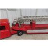 Image 11 : Structo SFD Ladder Fire Truck, 1950s, Pressed Steel, 33"