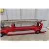 Image 12 : Structo SFD Ladder Fire Truck, 1950s, Pressed Steel, 33"