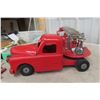 Image 8 : Structo SFD Ladder Fire Truck, 1950s, Pressed Steel, 33"