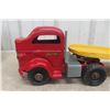 Image 2 : Lincoln Auto Transport Truck and Trailer Pressed Steel 1940s–1950s 23" Restored - Have Trailer Axle