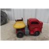 Image 5 : Lincoln Auto Transport Truck and Trailer Pressed Steel 1940s–1950s 23" Restored - Have Trailer Axle