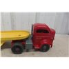 Image 6 : Lincoln Auto Transport Truck and Trailer Pressed Steel 1940s–1950s 23" Restored - Have Trailer Axle