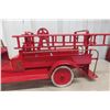 Image 11 : Buddy L Pressed Steel Hook and Ladder Fire Truck 1920s 28" Long Restored