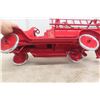 Image 12 : Buddy L Pressed Steel Hook and Ladder Fire Truck 1920s 28" Long Restored