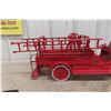 Image 5 : Buddy L Pressed Steel Hook and Ladder Fire Truck 1920s 28" Long Restored