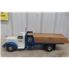 Image 8 : Smith Miller Mack L Flatbed Truck 1950s Pressed Steel and Cast Aluminum 22" Long