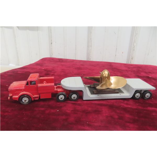 Dinky Super Toy 1/43 986 Mighty Antar Low Loader with Propeller Load Late 1950s Early 1960s