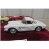 Image 2 : 4 1/18 Scale Die Cast Cars 62 Corvette Shelby Cobra 57 Chevy Corvette and 67 Corvette Stingray