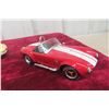 Image 5 : 4 1/18 Scale Die Cast Cars 62 Corvette Shelby Cobra 57 Chevy Corvette and 67 Corvette Stingray