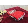 Image 8 : 4 1/18 Scale Die Cast Cars 62 Corvette Shelby Cobra 57 Chevy Corvette and 67 Corvette Stingray
