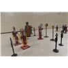 Image 1 : Dinky Die-Cast Gas Pumps and Traffic Signs, 15 Pieces