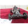 Image 6 : Ray Cox Thimble Drome Champion Tether Race Car, Aluminum Body, 1930s–40s, 9 1/2" Long