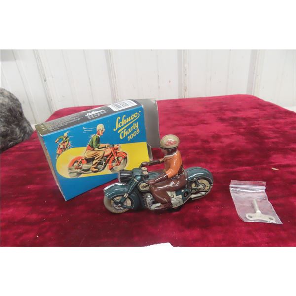 Schuco Charly 1005 Tin Lithographed Reproduction Wind-Up with Box, 5" Long