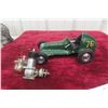 Image 1 : Ray Cox Thimble Drome Champion Tether Race Car, Aluminum Body, 1930s–40s, 9 1/2" Long