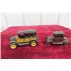 Image 1 : A. C. Williams Cast Rocket, 1920s, 4" and Arcade Cast 1920s Taxi Cab, 5"