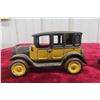 Image 2 : A. C. Williams Cast Rocket, 1920s, 4" and Arcade Cast 1920s Taxi Cab, 5"