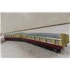 Image 6 : Vintage Dinky No. 798 Passenger Train, Streamline Locomotive and 2 Coaches, Post-War, 12" Long
