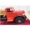 Image 2 : Smith-Miller Mack L Lumber/Log Truck and Trailer, Pressed Steel and Die-Cast, 1940s–50s, 36" Long