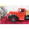 Image 6 : Smith-Miller Mack L Lumber/Log Truck and Trailer, Pressed Steel and Die-Cast, 1940s–50s, 36" Long