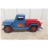 Image 5 : Marx Pressed Steel Willy's Service Delivery Pickup, 1940s–50s, 13" Long