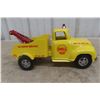Image 1 : Tonka Wrecker Tow Truck, Shell Triple AAA, Pressed Steel, 1960s, Restored