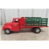 Image 1 : Tonka Stake Bed Truck, 1950s, Pressed Steel, Removable Bed, 16 1/2" Long