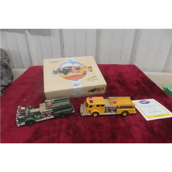 Corgi La France Fire Vehicles, Scottsdale and South River, Limited Edition 3364 of 8000, 1/50 Scale