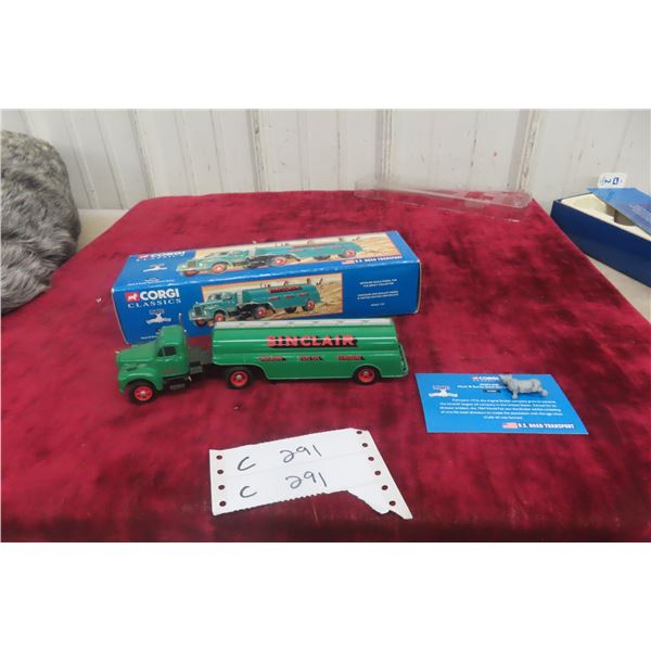 Corgi Classics Mack B Series Semi Skirted Tanker, 1/50 Scale, Die-Cast, with Box