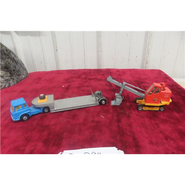 Corgi Major No. 1131 Carrimore Machinery Carrier and Priestman Cub Shovel, 1963–68