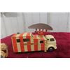 Image 2 : 3 Military Corgi Models: Carrier Gamecock, Sherman Tank, and Churchill Tank, 1/43 Scale