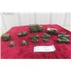 Image 1 : 12 Dinky Military Trucks, Tanks, and Guns