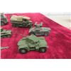 Image 2 : 12 Dinky Military Trucks, Tanks, and Guns