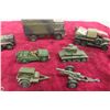 Image 3 : 12 Dinky Military Trucks, Tanks, and Guns