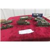 Image 1 : 7 Corgi Military Vehicles Including Trucks, Tanks, and Shovel