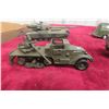 Image 7 : 7 Corgi Military Vehicles Including Trucks, Tanks, and Shovel