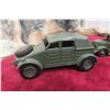Image 2 : 7 Dinky Military Trucks, Tanks, Guns, and Figures