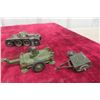 Image 6 : 7 Dinky Military Trucks, Tanks, Guns, and Figures