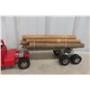 Image 7 : Tonka Pressed Steel Log Truck, 1950s–60s, 24" Long