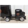 Image 2 : Tonka Pressed Steel Truck and Trailer, Ballantine Beer, 1950s, 22" Long, Restored