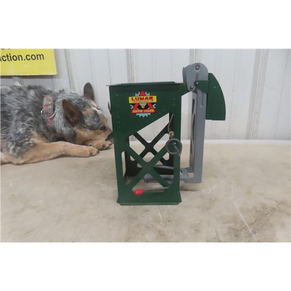 Marx Lumar Hopper Loader, Pressed Steel, 1940s, 11" High