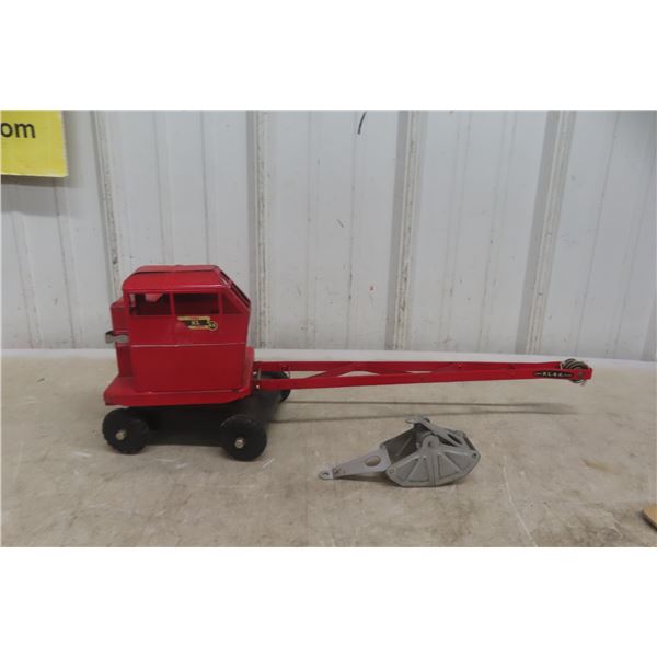 Tri-ang Jones KL44 Mobile Crane, 1950s, Pressed Steel, 17" High