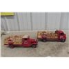 Image 1 : 2 Danbury Mint 1/24 Scale Die-Cast Budweiser Delivery Trucks, 1980s–90s