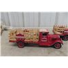 Image 2 : 2 Danbury Mint 1/24 Scale Die-Cast Budweiser Delivery Trucks, 1980s–90s