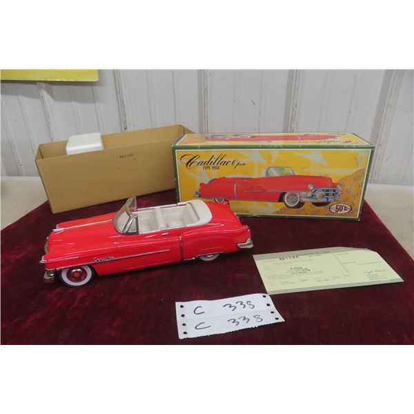 Japan Friction Tin Cadillac, 1950 Type, 11" Long, with Box