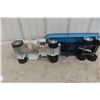 Image 11 : ERTL International Semi Truck Hydraulic Dump and Trailer, Pressed Steel, 1960s, 22" Long