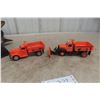 Image 1 : 2 First Gear 1/34 Scale Die-Cast Mack Trucks with Snowplow and Hi-Way Department Livery