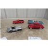 Image 1 : 4 1/24 Scale Die-Cast Cars Including 1940 Ford Deluxe, 1959 Cadillac, 1970 Chevelle, and Shelby Cob